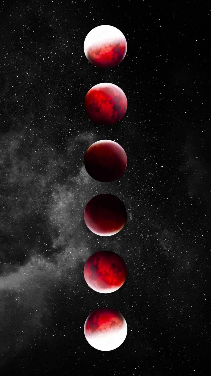 Blood Moon Eclypse - iPhone Wallpapers