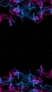 Colorful Smoke in Space iPhone Wallpaper