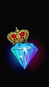 Diamond King iPhone Wallpaper