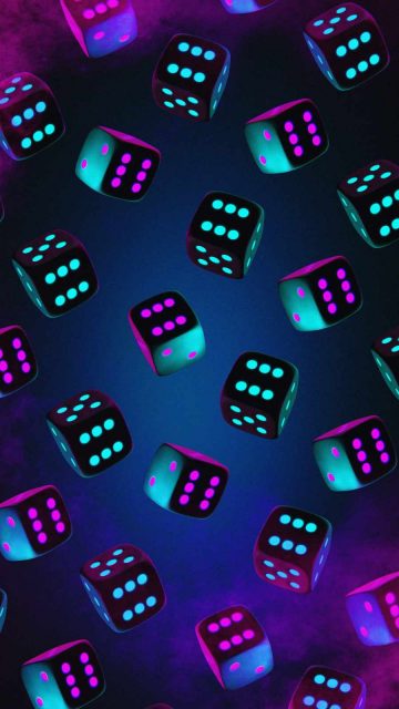 Dice Art iPhone Wallpaper