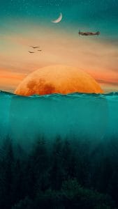 Dreamy View iPhone Wallpaper