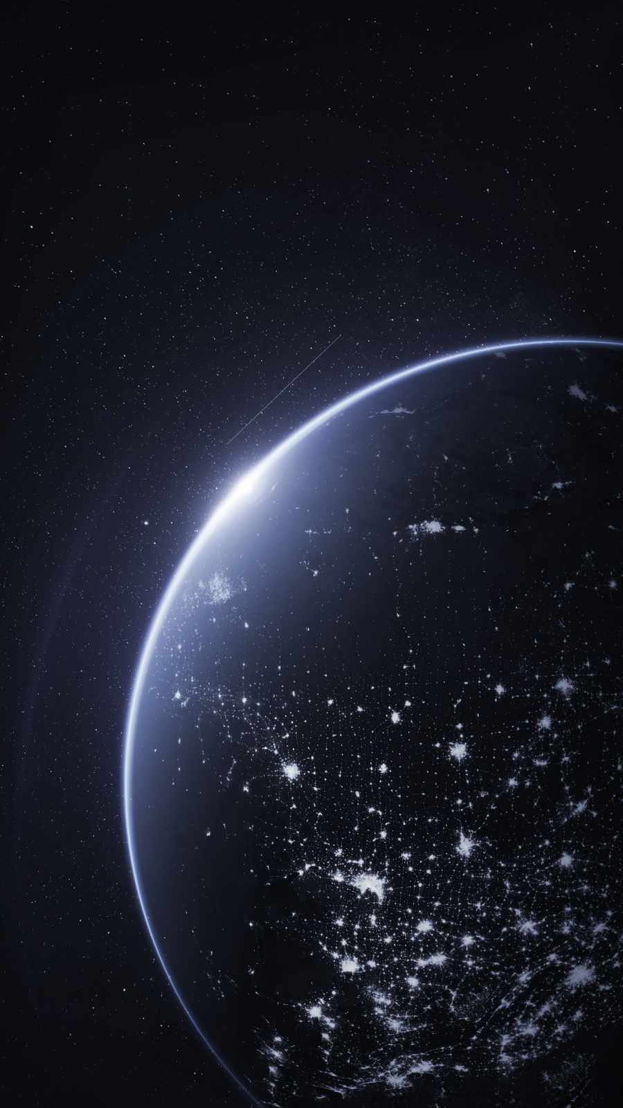 Earth View In Night - IPhone Wallpapers : iPhone Wallpapers