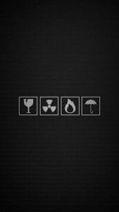 Fragile Thing iPhone Wallpaper