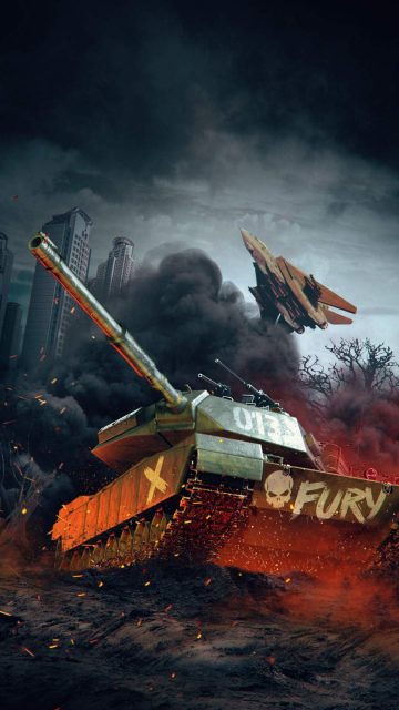 Fury Tank iPhone Wallpaper