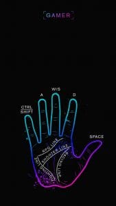 Gamer Hands iPhone Wallpaper