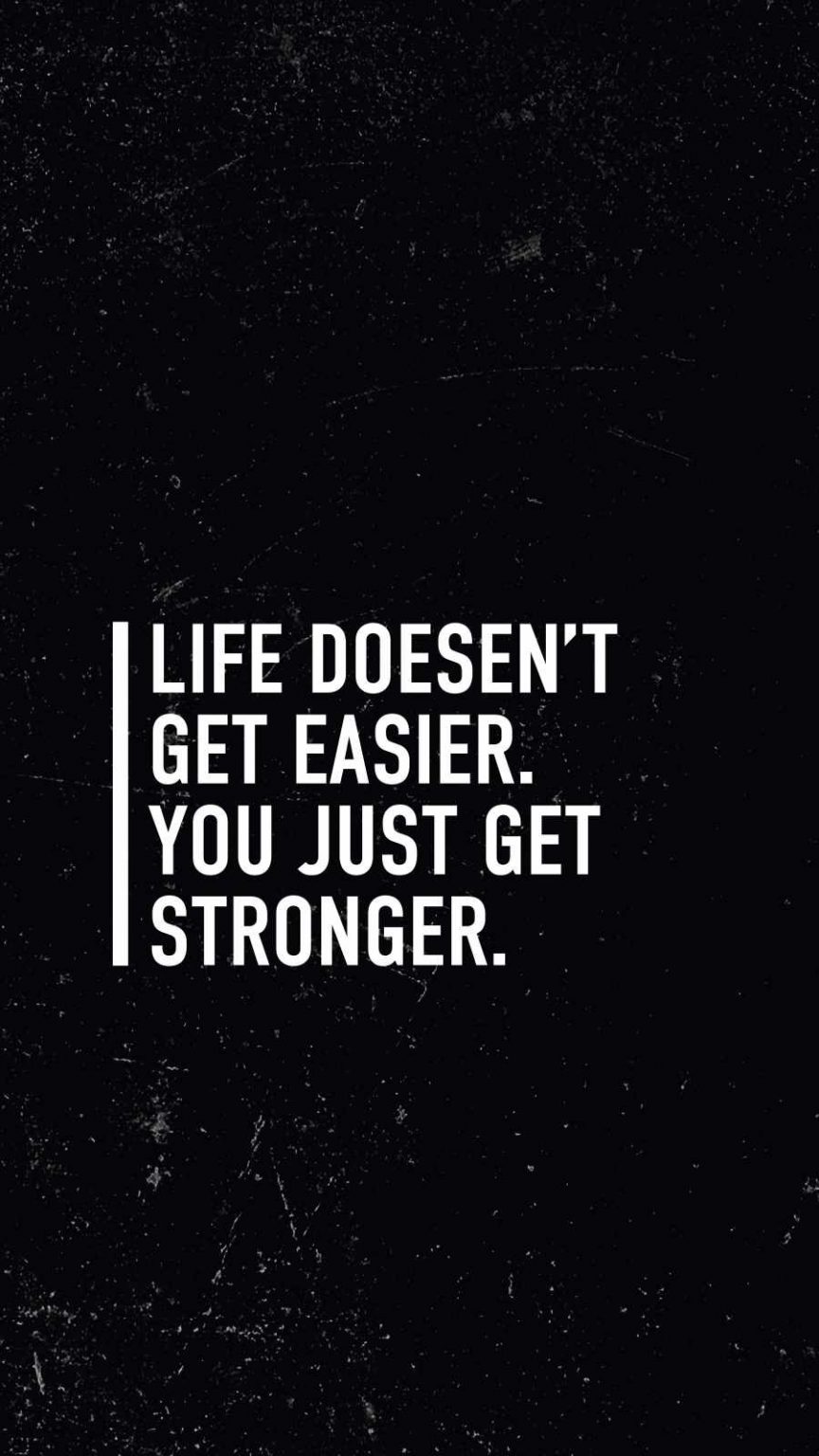 Get Stronger Quote iPhone Wallpaper » iPhone Wallpapers