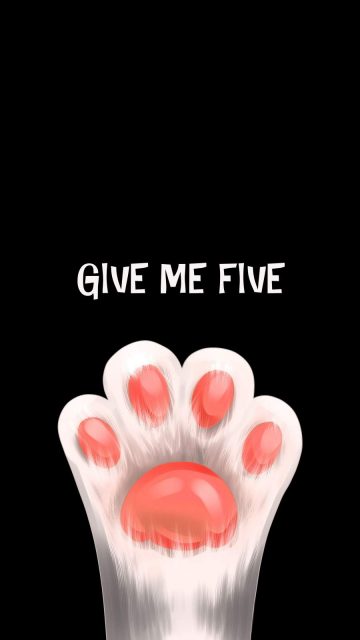 Give Me Five iPhone Wallpaper