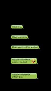 I Love You Text