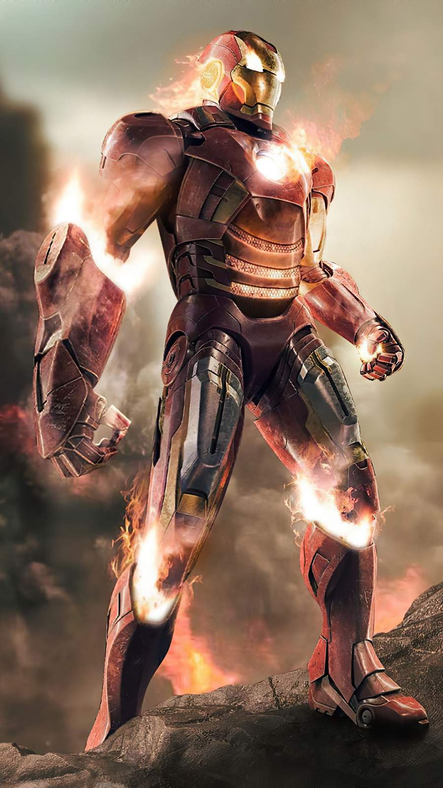 Iron Man Fire 4K