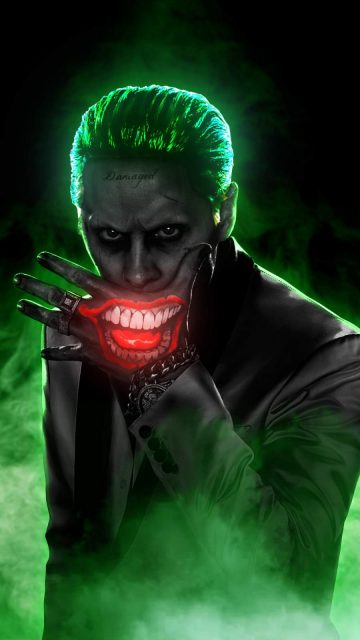 Jared Leto Joker iPhone Wallpaper