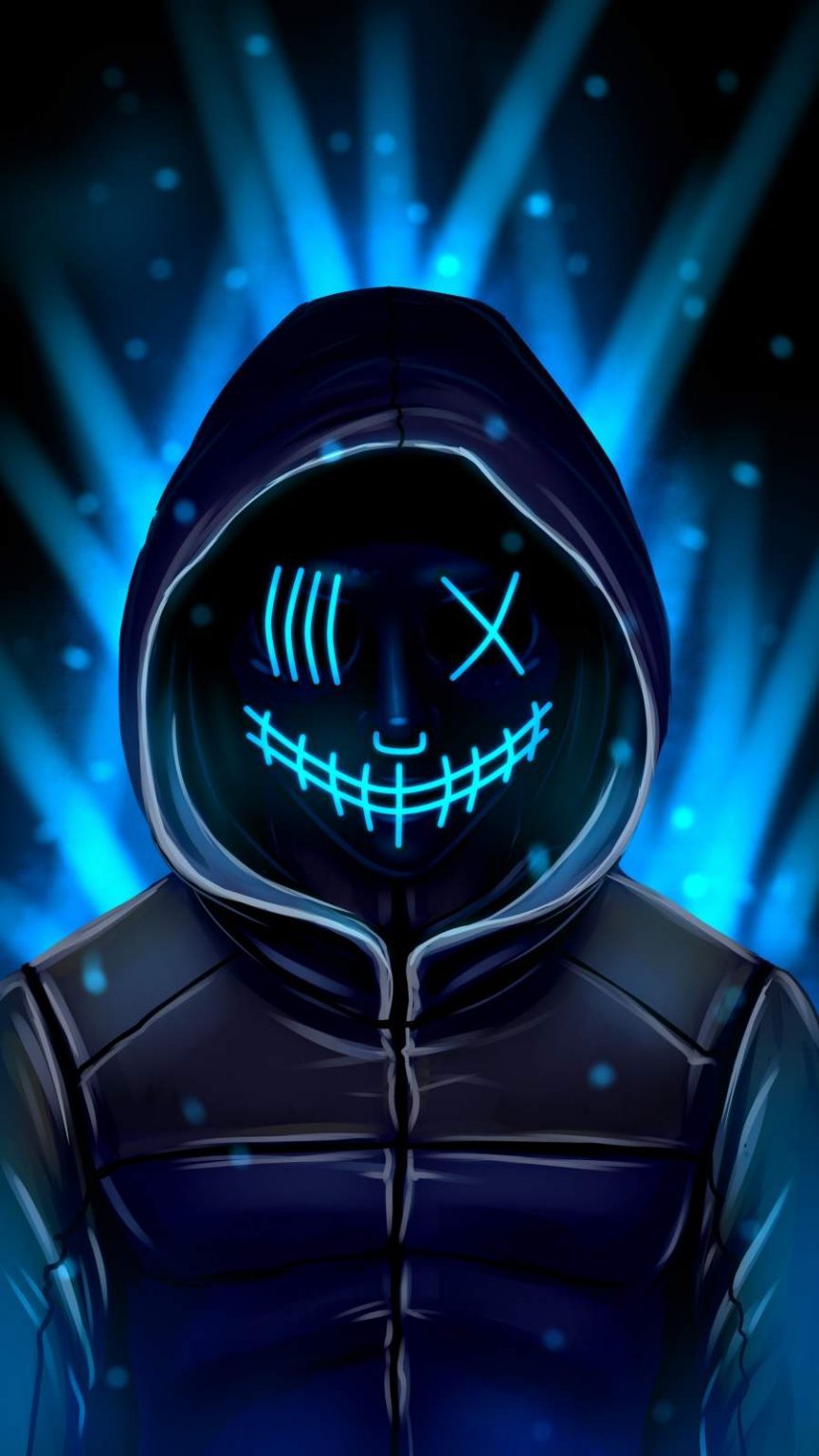 Masked Hoodie Guy iPhone Wallpaper - iPhone Wallpapers