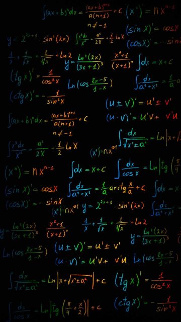 Mathematics iPhone Wallpaper