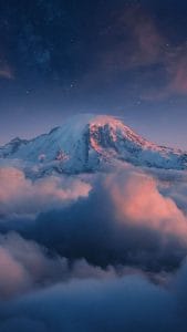 Mountain Snow Clouds