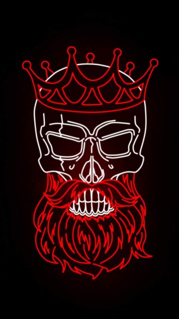 Neon Skull King