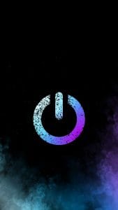 Power Button iPhone Wallpaper