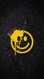 Sad Smile iPhone Wallpaper