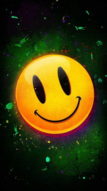 Smile Face iPhone Wallpaper