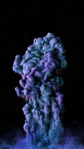 Smoke Cloud Space iPhone Wallpaper