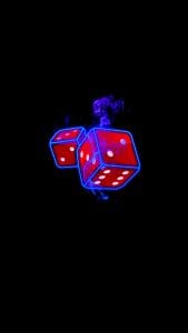 Smoke Dice iPhone Wallpaper