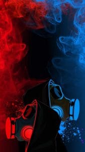Smoke Neon Mask