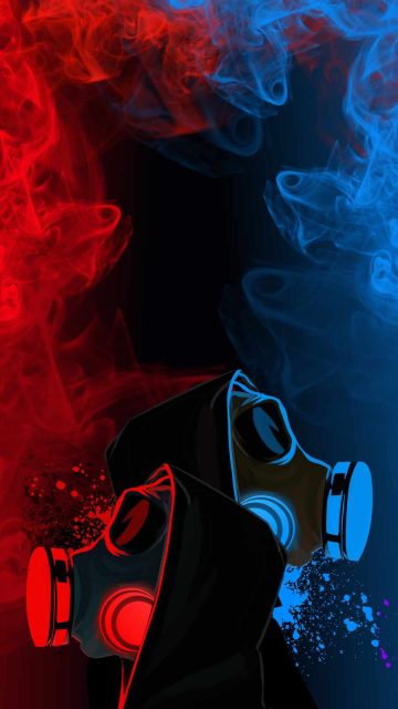Smoke Neon Mask