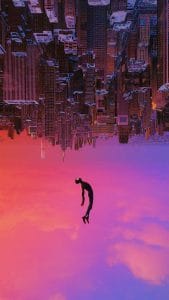 Spiderman Fall iPhone Wallpaper
