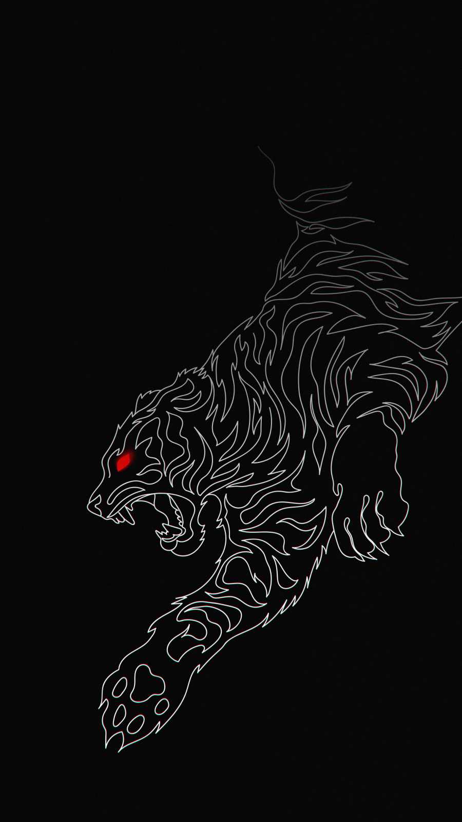Tiger Wallpaper 4K Closeup Dark Animals 2189