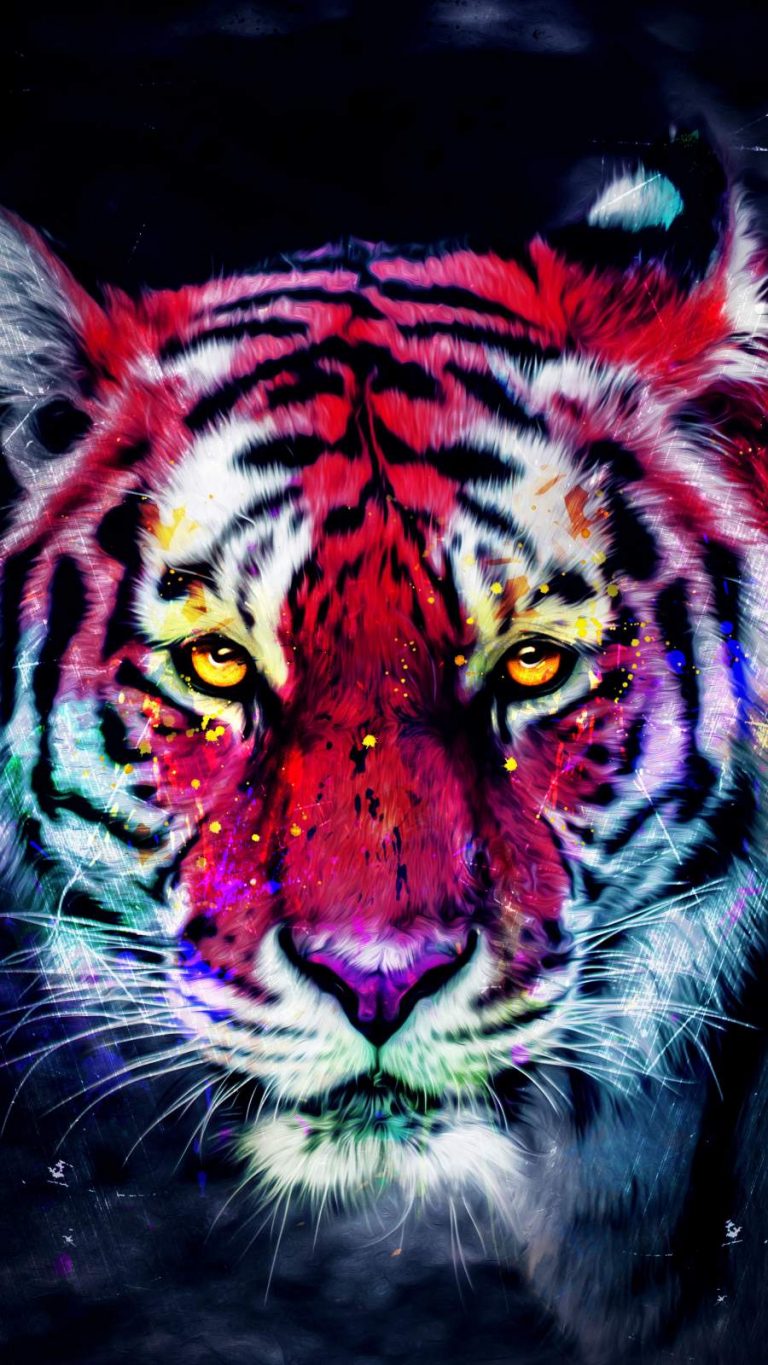 Tiger King Face Art - IPhone Wallpapers : iPhone Wallpapers