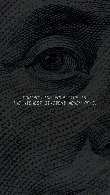 Time is Money iPhone Wallpaper