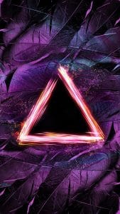 Triangle Light Art iPhone Wallpaper