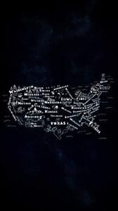 USA States iPhone Wallpaper