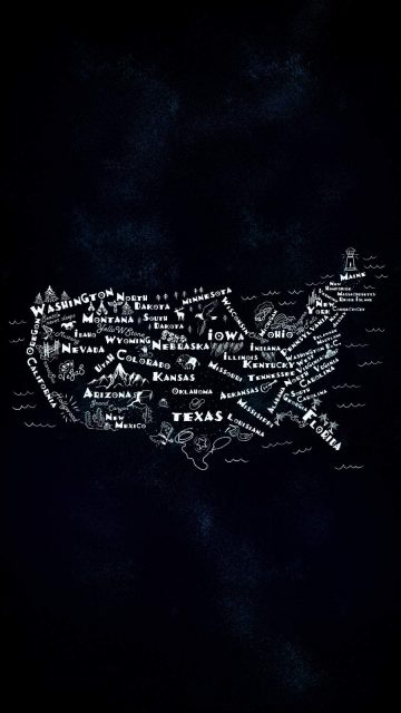 USA States iPhone Wallpaper