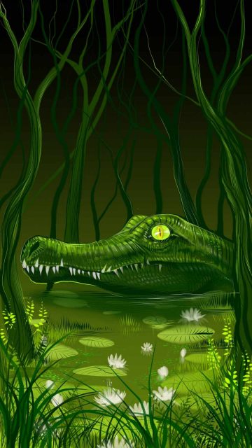 Alligator iPhone Wallpaper