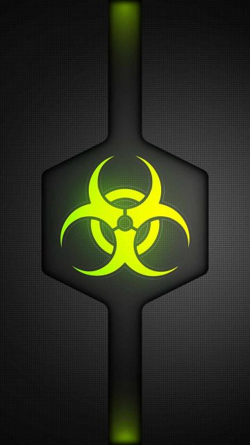 Bio Hazard iPhone Wallpaper