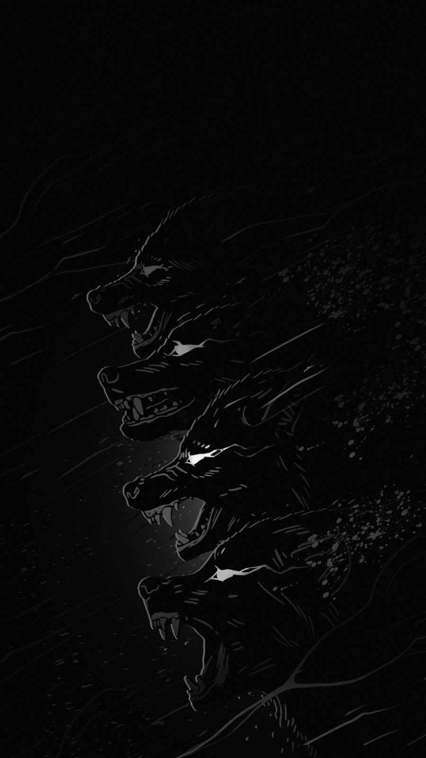 Black Wolf iPhone Wallpaper - iPhone Wallpapers