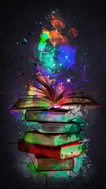 Books Art iPhone Wallpaper