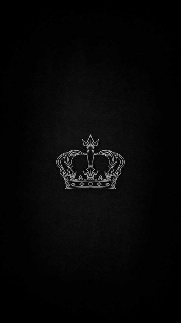 Dark King Crown iPhone Wallpaper