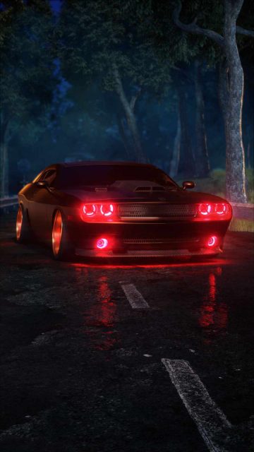 Dodge Challenger Demon Lights