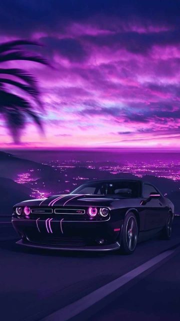 Dodge Challenger Vaporwave