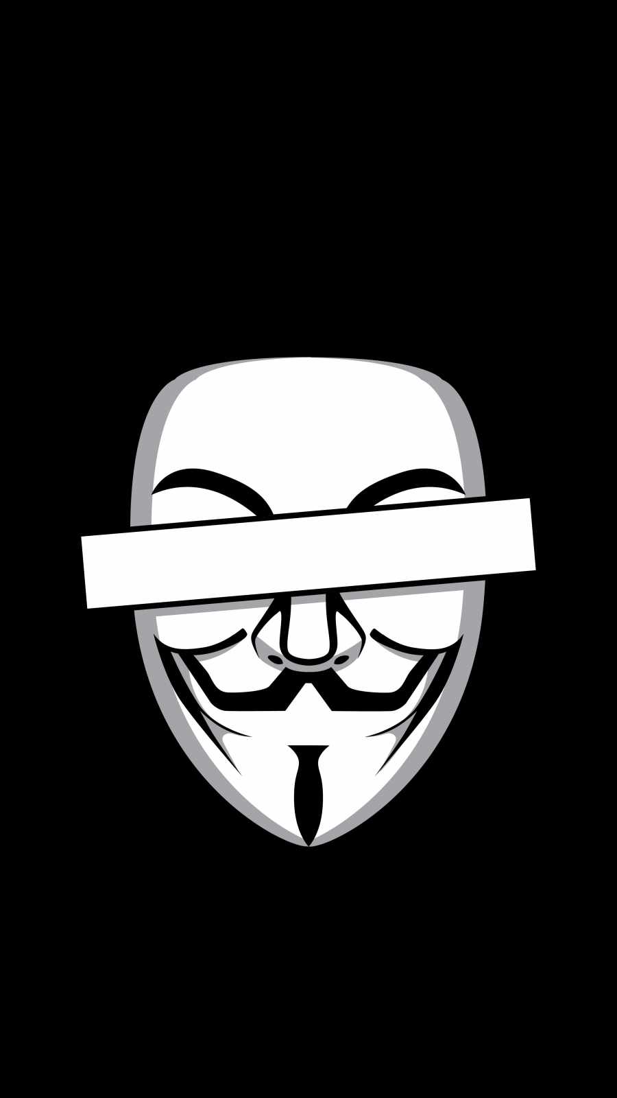 Hacker Mask iPhone Wallpaper