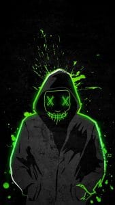 Hoodie Guy Green Neon