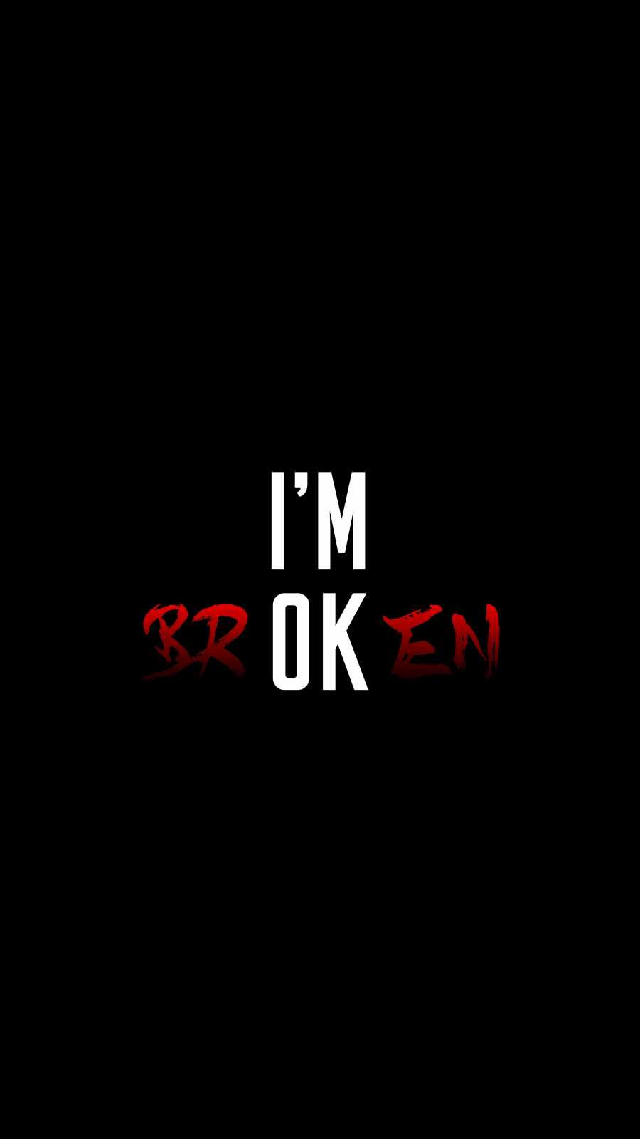 I am OK iPhone Wallpaper