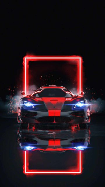 McLaren Neon iPhone Wallpaper