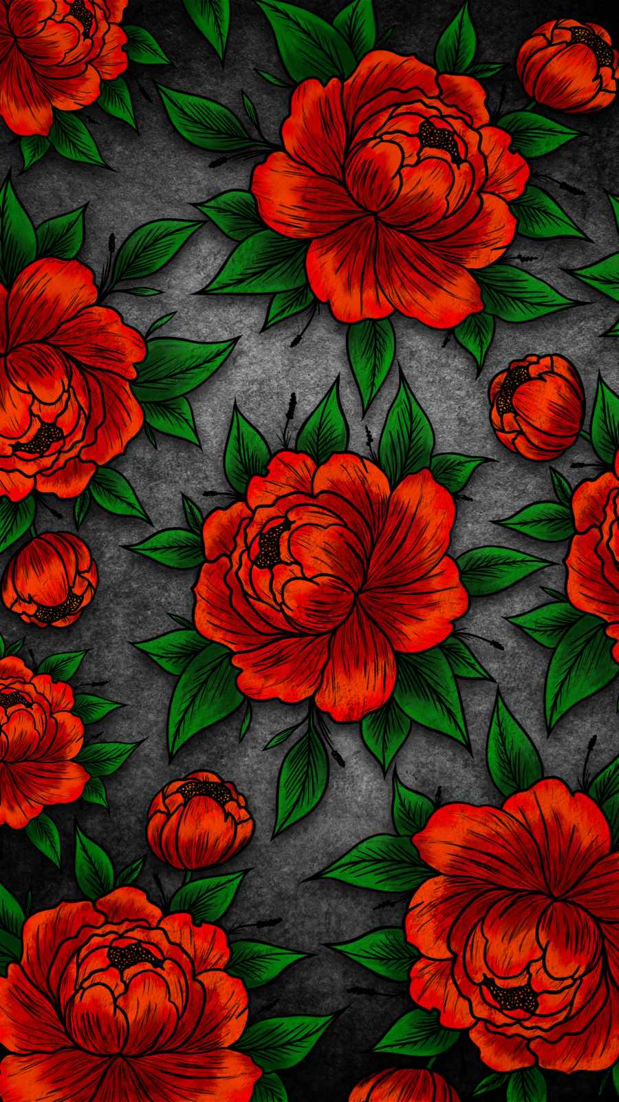 Red and floral iphone HD wallpapers  Pxfuel