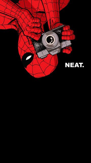 Spiderman Click iPhone Wallpaper