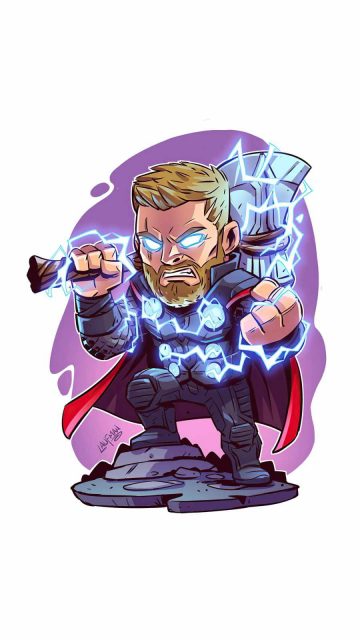 Thor with Hammer Minimal