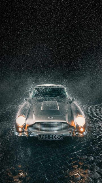 Aston Martin DB5 iPhone Wallpaper