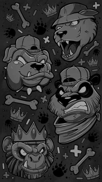 Bad Toons iPhone Wallpaper