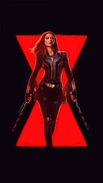 Black Widow Dark Art iPhone Wallpaper