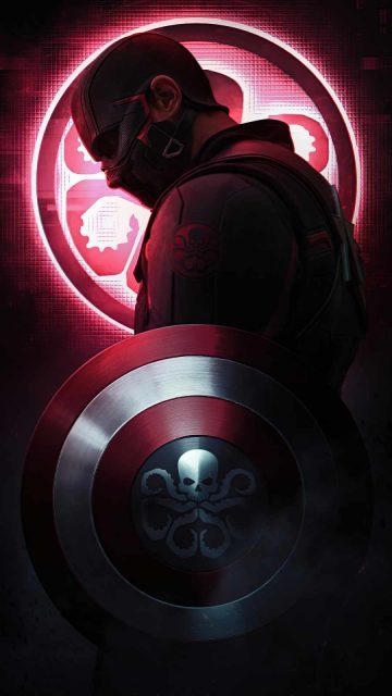 Captain Hydra iPhone Wallpaper